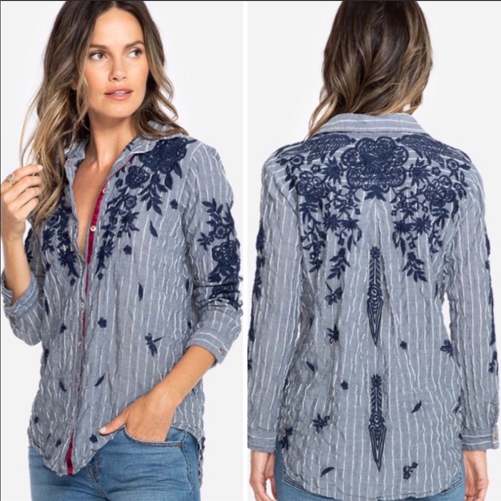 Johnny Was Workshop button down
